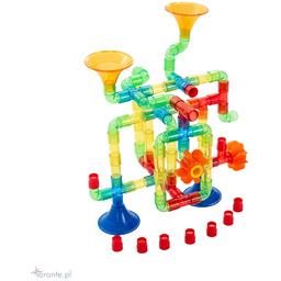 Sensoryczny zestaw rurek do przelewania wody