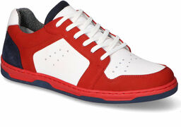 Sneakersy Pan 1616 Czerwone Lico