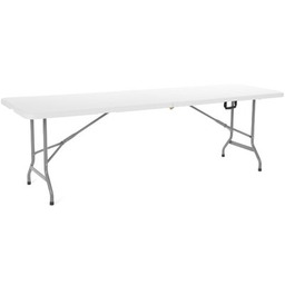 HOME & GARDEN Stół cateringowy 485328 Prostokątny Biały
