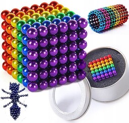 klocki KULKI MAGNETYCZNE NEOCUBE 5MM 216SZT mixBOX