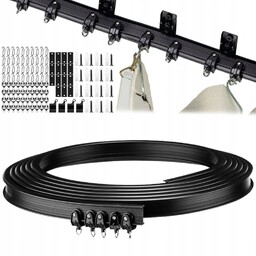 5M Elastyczny Karnisz Sufitowy Z Możliwością Zginania, Rozdzielacz