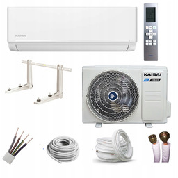 Klimatyzator Kaisai Ice White 3,5kW WiFi biały zestaw