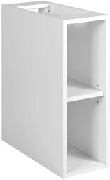 Edinos Biała wąska półka łazienkowa 20 cm T0-S43