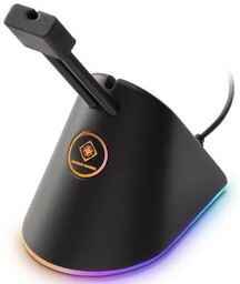 DELTACO Uchwyt Mouse bungee GAM-044-RGB Czarny