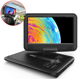 PRZENOŚNY ODTWARZACZ DVD 9'' HD LCD KONSOLA GIER