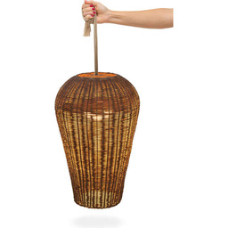 New Garden Lampa wisząca pleciona na baterie Saona