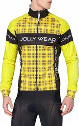 Jolly Wear Tweed kurtka rowerowa, tartan żółty, średni