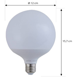 Inteligentna żarówka LED E27 G120 matowa RGBW 9W