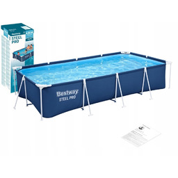 Basen Ogrodowy Stelażowy Prostokątny Bestway 56405 400x211x81 New2026