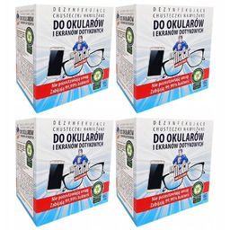 Chusteczki Nawilżane do Okularów Mr Magic 4x 60szt
