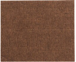 Vorel Podkładki filcowe 100x120 mm brązowe 74869
