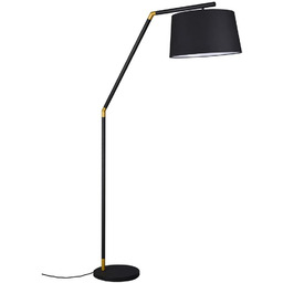 Tekstylna lampa podłogowa Tracy 462100132 Trio do salonu