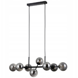 Lampa wisząca czarna glamour P8 Erimida Italux