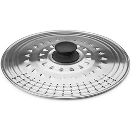 ibili Pokrowiec uniwersalny "Prisma", srebrny, 26-28-30 cm