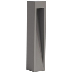 BOLLARD LED LIGHT minimalistyczna latarnia ogrodowa słupek szary