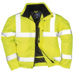 S463 - Kurtka ostrzegawcza Bomber 300D - żółty