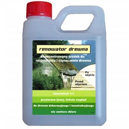 Wybielacz Do Drewna renowator czyści Usuwa Przebarwienia