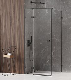 New Trendy Avexa Black kabina kwadratowa 120x120x200 cm