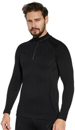 Bluza termoaktywna męska z zamkiem Brubeck Extreme Merino