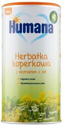 HUMANA Herbatka koperkowa z ekstraktem z ziół po