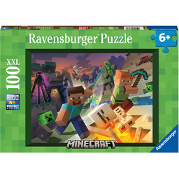 Ravensburger, puzzle, XXL Minecraft, 100 el.