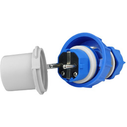 Wtyczka przenośna skręcana 16A 2P+Z 230V hermetyczna Schuko