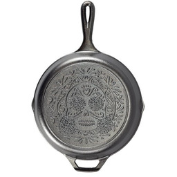 Lodge Patelnia żeliwna 26 cm CZASZKA /