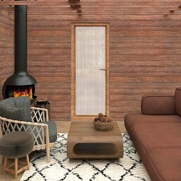 Soleil d''ocre Firanka na Drzwi Balkonowe, 70 x