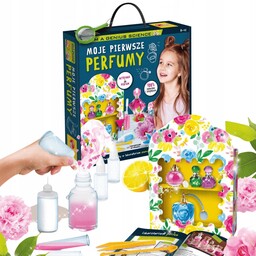Zestaw naukowy Moje Pierwsze Perfumy dla dziewczynki ośmiolatki+