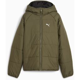 Kurtka puchowa chłopięca Puma REVERSIBLE PUFFER zielona 68840781