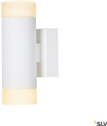 ASTINA UP/DOWN lampa ścienna góra-dół, tuba biała QPAR51
