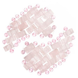 Easy Livin Płatki Pod Oczy z Różowego Kwarcu