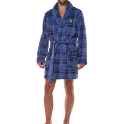 Krótki szlafrok męski L&L 2456 BJ navy