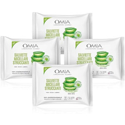 Omia Chusteczki Micelari do makijażu twarzy Aloe Vera