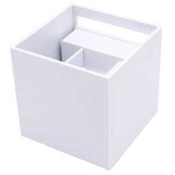 Kinkiet zewnętrzny LED 2x3W 4000K IP65 biały CUBE