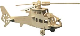 Donau Elektronik M850-3 helikopter z drewna, wielokolorowy