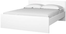 Łóżko Naia 140x190 cm biały połysk