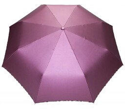 Parasol damski pełny automat fiolet metalic