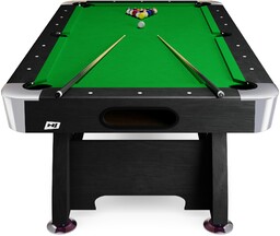 Stół bilardowy spływowy Vip Extra 7 ft czarny/zielony