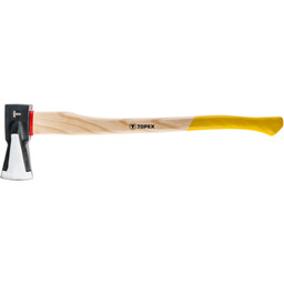 Siekiera z klinem 2000 g, trzonek drewniany TOPEX