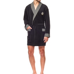 Szlafrok męski bonżurka L&L 9101 BJ czarny