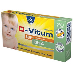 Oleofarm D-Vitum 600 j.m. witaminy D DHA -
