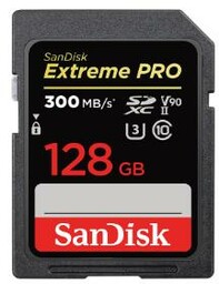 SanDisk Extreme PRO SDHC UHS-II V90 300MB/s 128GB
