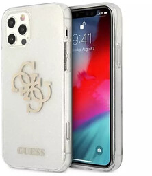Guess GUHCP12LPCUGL4GTR iPhone 12 Pro Max 6,7" transparent