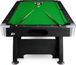 Stół bilardowy spływowy Vip Extra 8 ft czarny/zielony