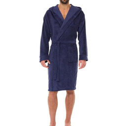 Szlafrok męski bambus L&L 2521 navy