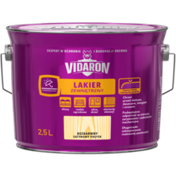 Lakier zewnętrzny satynowy połysk 2,5 l VIDARON