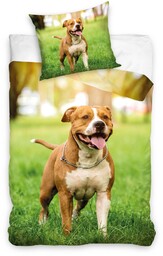 Pościel bawełniana dwustronna Bull Terrier PON-222