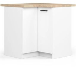 Szafka do kuchni, narożna, z blatem, KLARA, 90x46x85