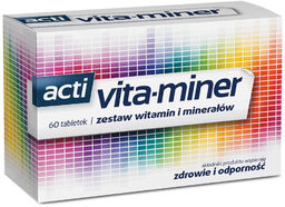 Acti Vita-miner Zestaw witamin i minerałów, 60 tabletek